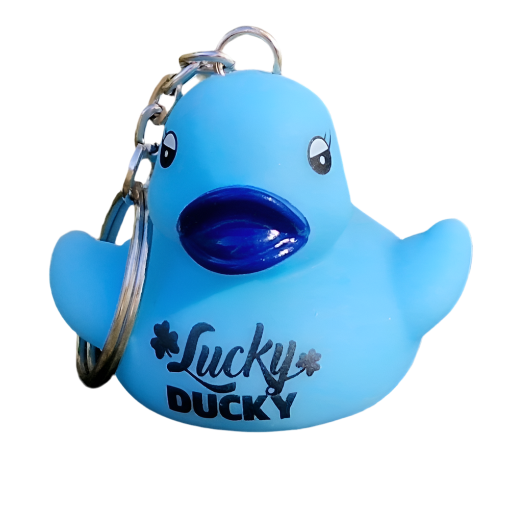 Blue Lucky Ducky Keychain