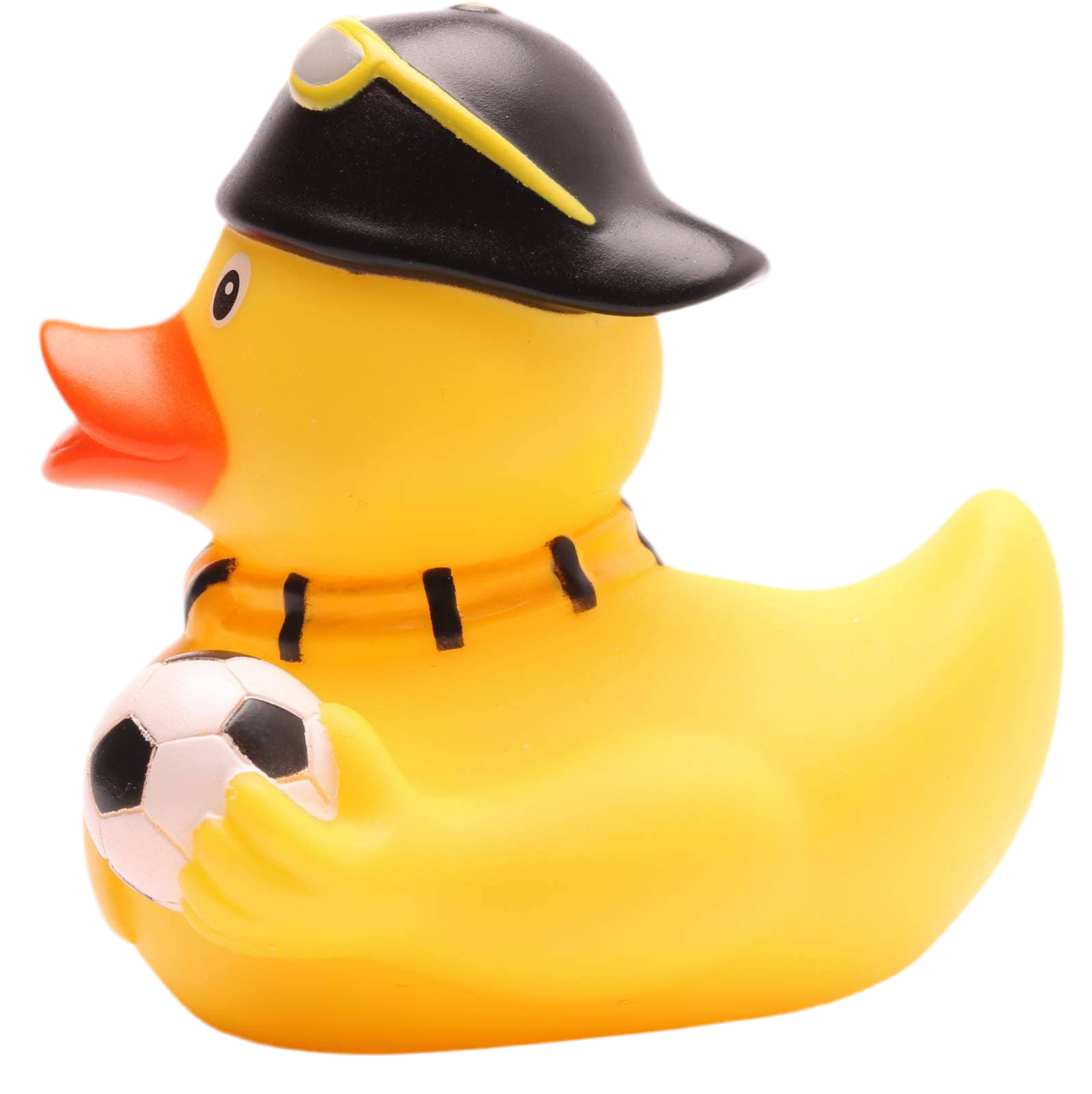 canard supporter de foot jaune et noir factotum