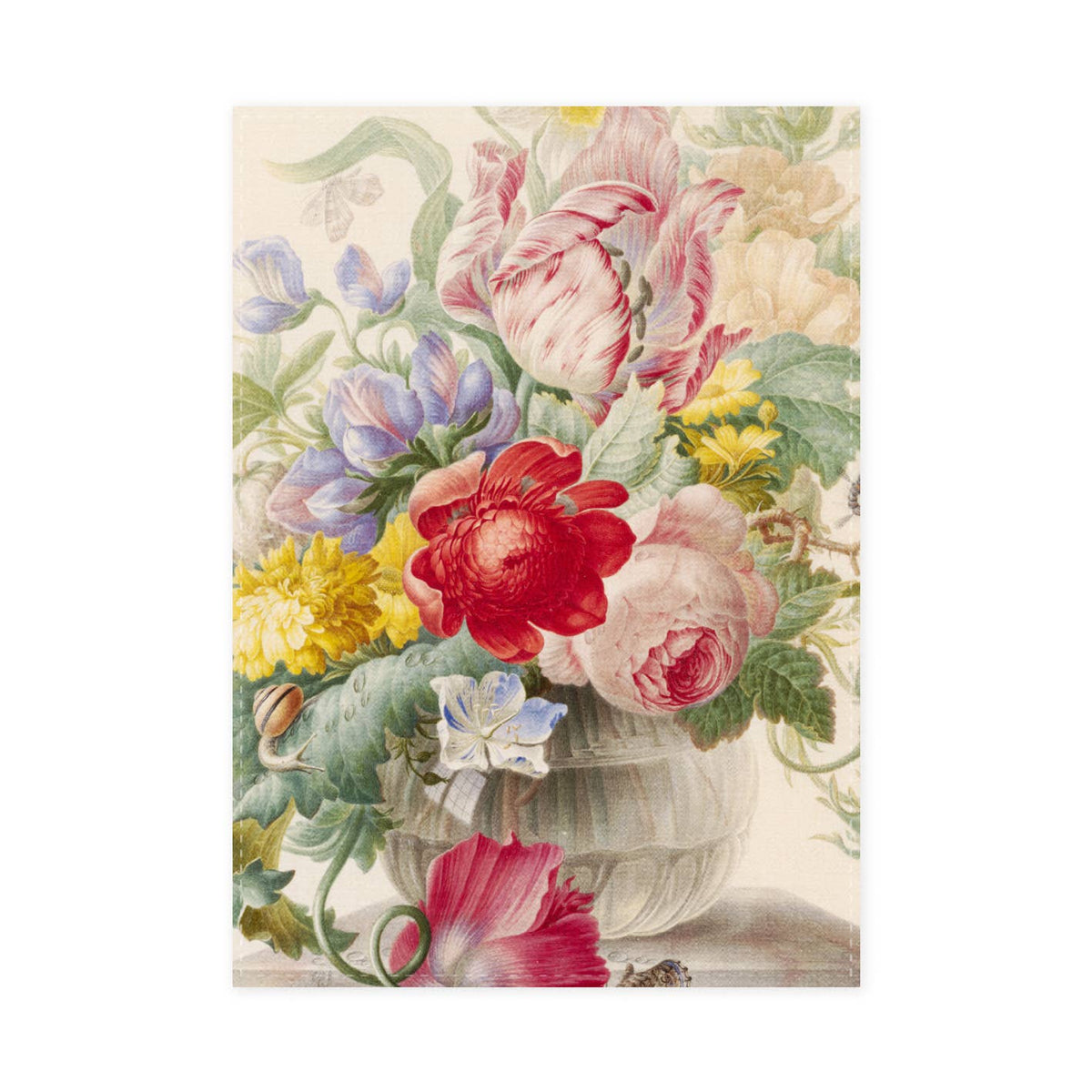 Torchon Henstenburgh - Fleurs nature morte