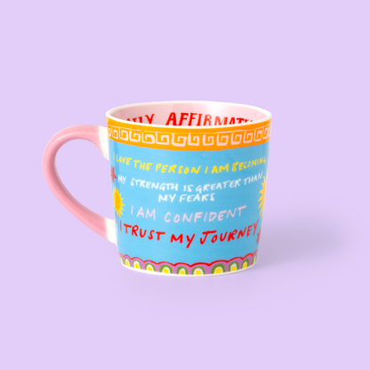 Taza de afirmaciones diarias
