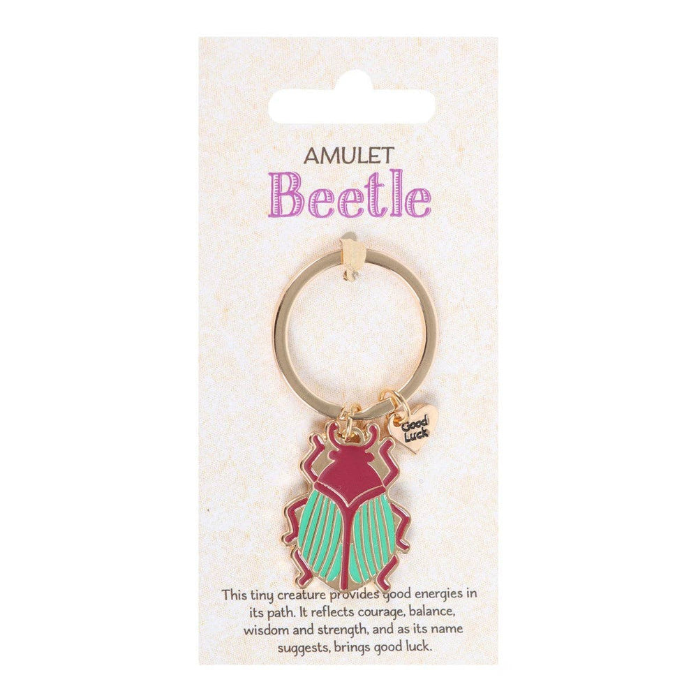 Porte-clés Scarabée "Lucky Gold Beetle"