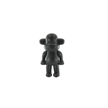 Ornamento - Figurina di scimmia 'The Legend' - Nero - 11x7x19cm