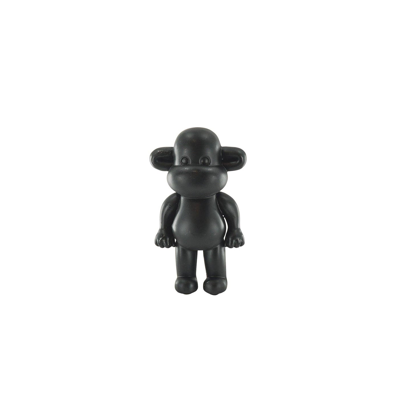 Ornement - Figurine Singe 'La Légende' - Résine - Noir - 33x21x50cm