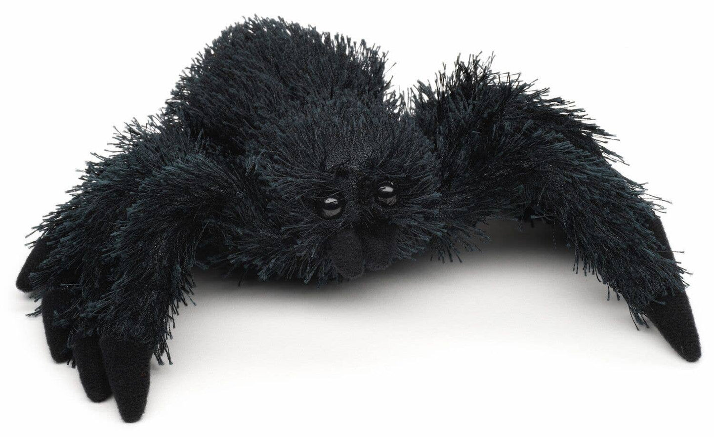 Araña negra de peluche