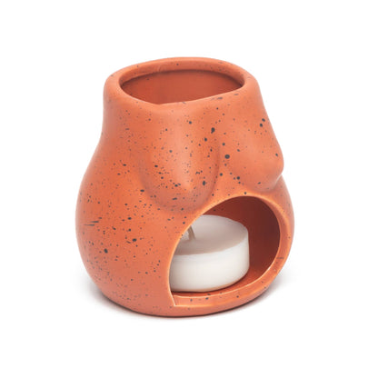 Bougeoir D'ouverture en Terracotta Tits Peint à la Main Helio Ferretti Vue 2