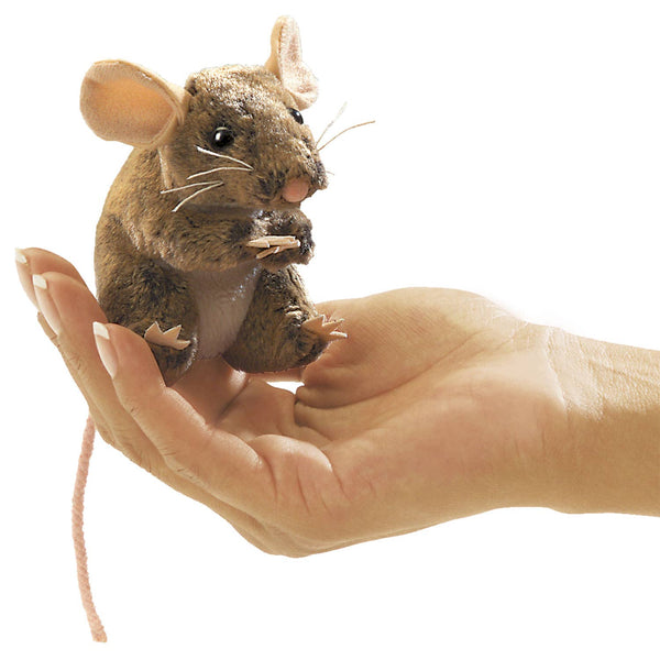 Marionnette à doigt Mini Souris Folkmanis réaliste