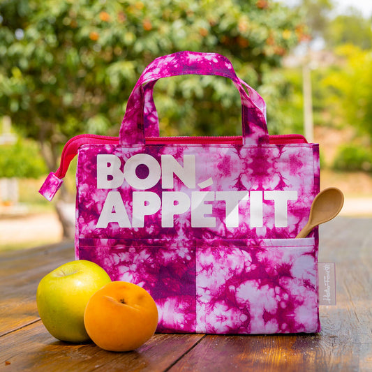 Sac Isotherme à Déjeuner Lavande Bon Appétit Helio Ferretti Vue 1