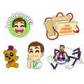 Set de pin's MatPat X FNAF