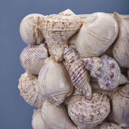Vase Coquillages, Grès Naturel M