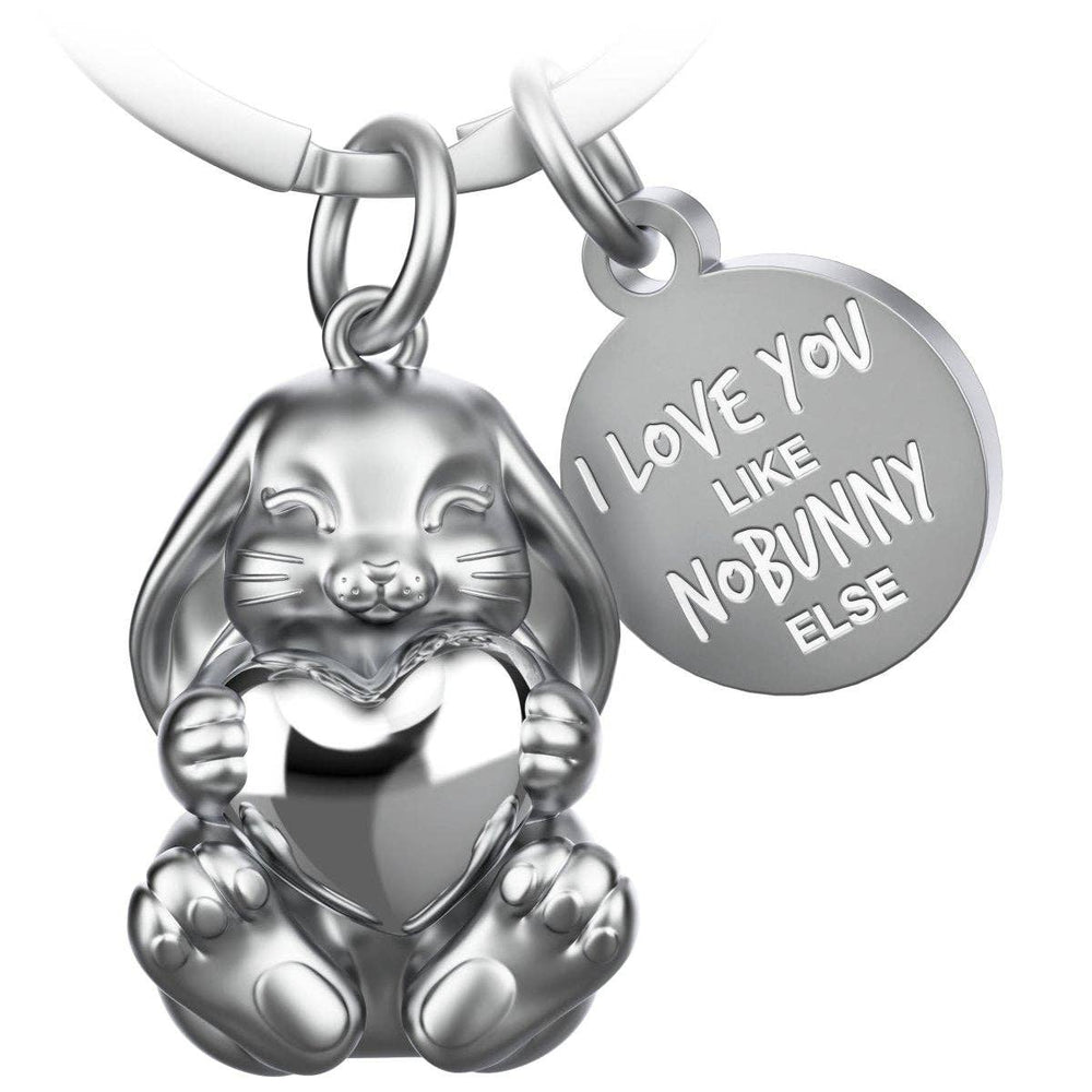 Porte-clés Lapin Bunny « I love you like nobunny else »