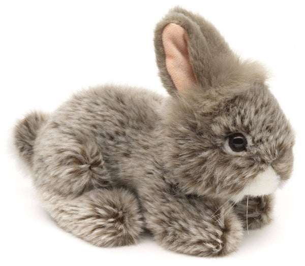 Peluche Lapin angora - Gris Uni Toys