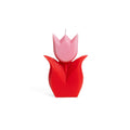 Vela de tulipán rojo
