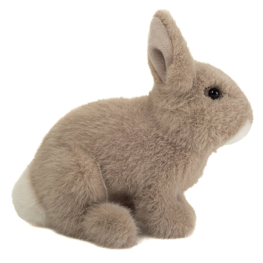 Peluche Lapin assis gris