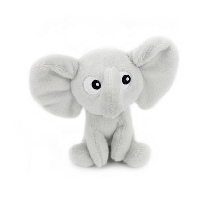 Peluche Ptipotos Maman et Bébé Eléphant - Gris Clair