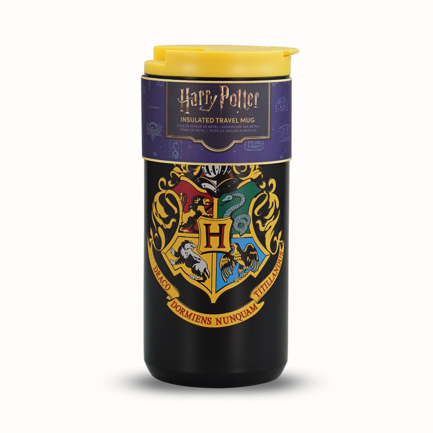 Taza de viaje metálica (350 ml) - Harry Potter (Hogwarts)