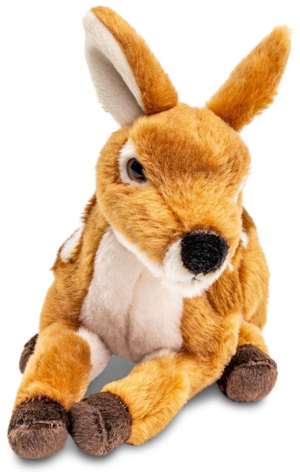 Faon couché - 21 cm (longueur) - peluche Uni Toys