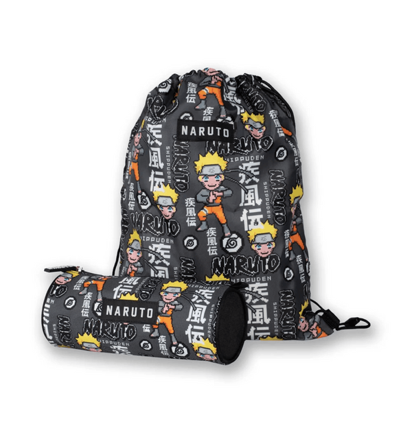 Set Naruto trousse et sac de rangement Premium