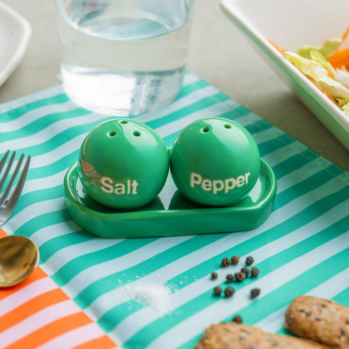 Salière et Poivrière Ping Pong - Vert