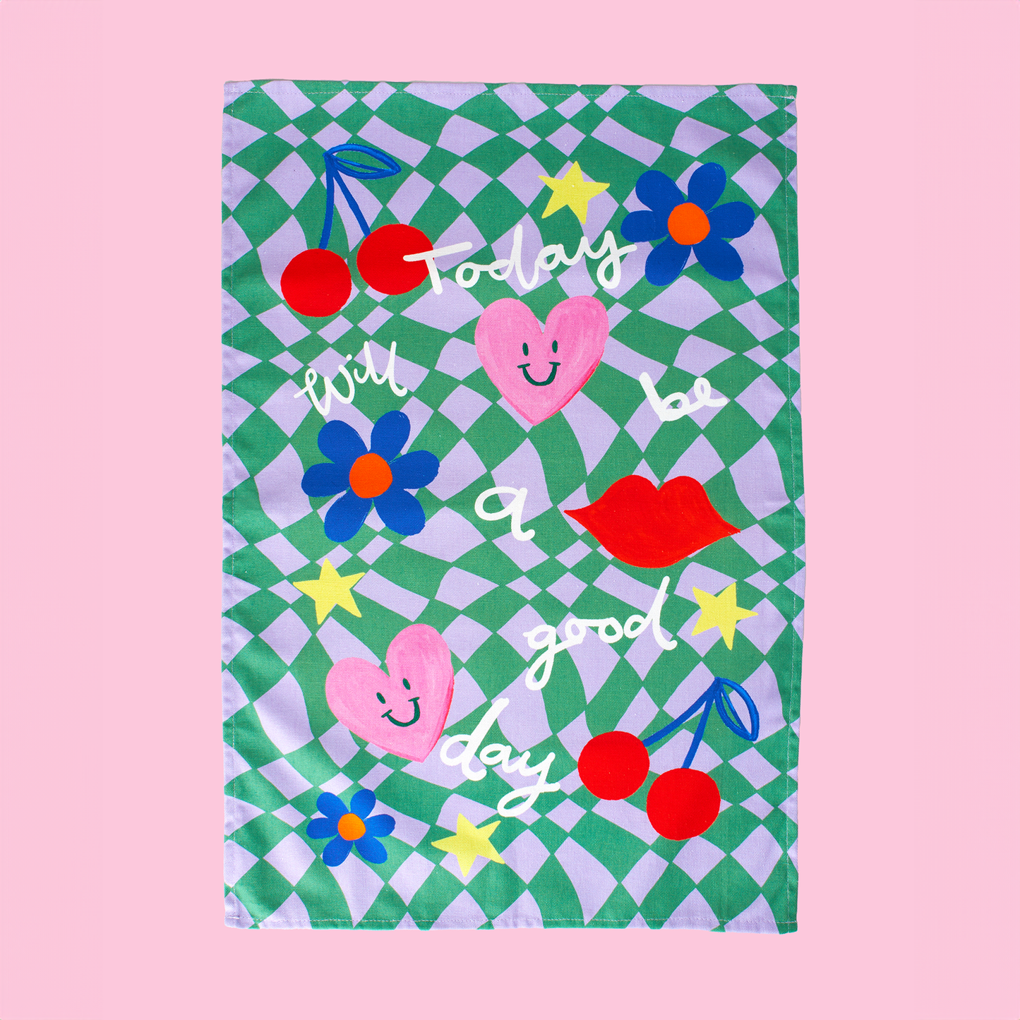 Torchon "Aujourd'hui Sera Une Bonne Journée"