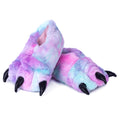 Pantuflas de piel con garras