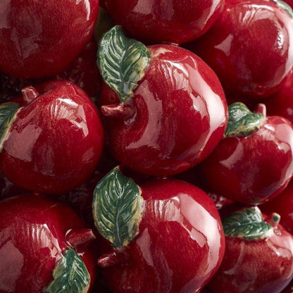 Jarrón de manzana, gres rojo, 42 x 42 x 32 cm