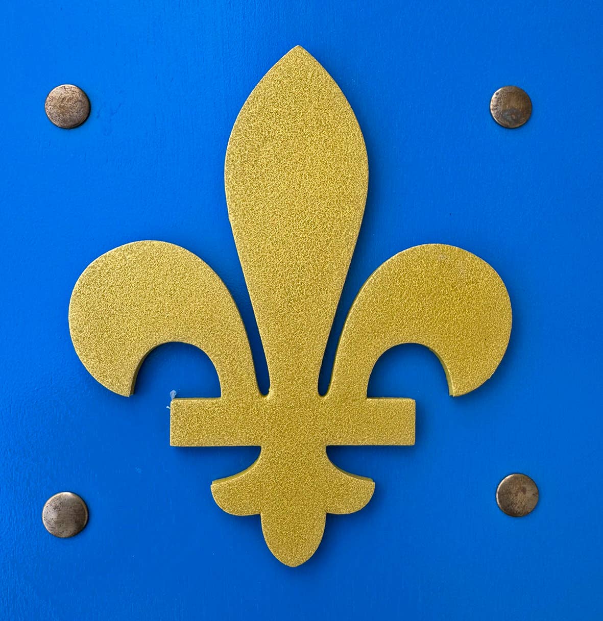 Scudo blu storico con giglio L