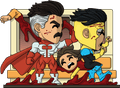 Figurine Omni-Man and Invincible