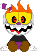Evil Cuphead Plush (9in)