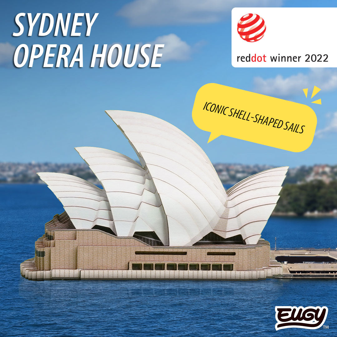 Maquette 3D EUGY 605 Opéra de Sydney – visuel Red Dot Design Award