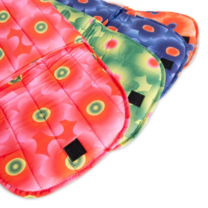 Housse D'ordinateur Portable Florale Gonflée Bleue Helio Ferretti Vue 4