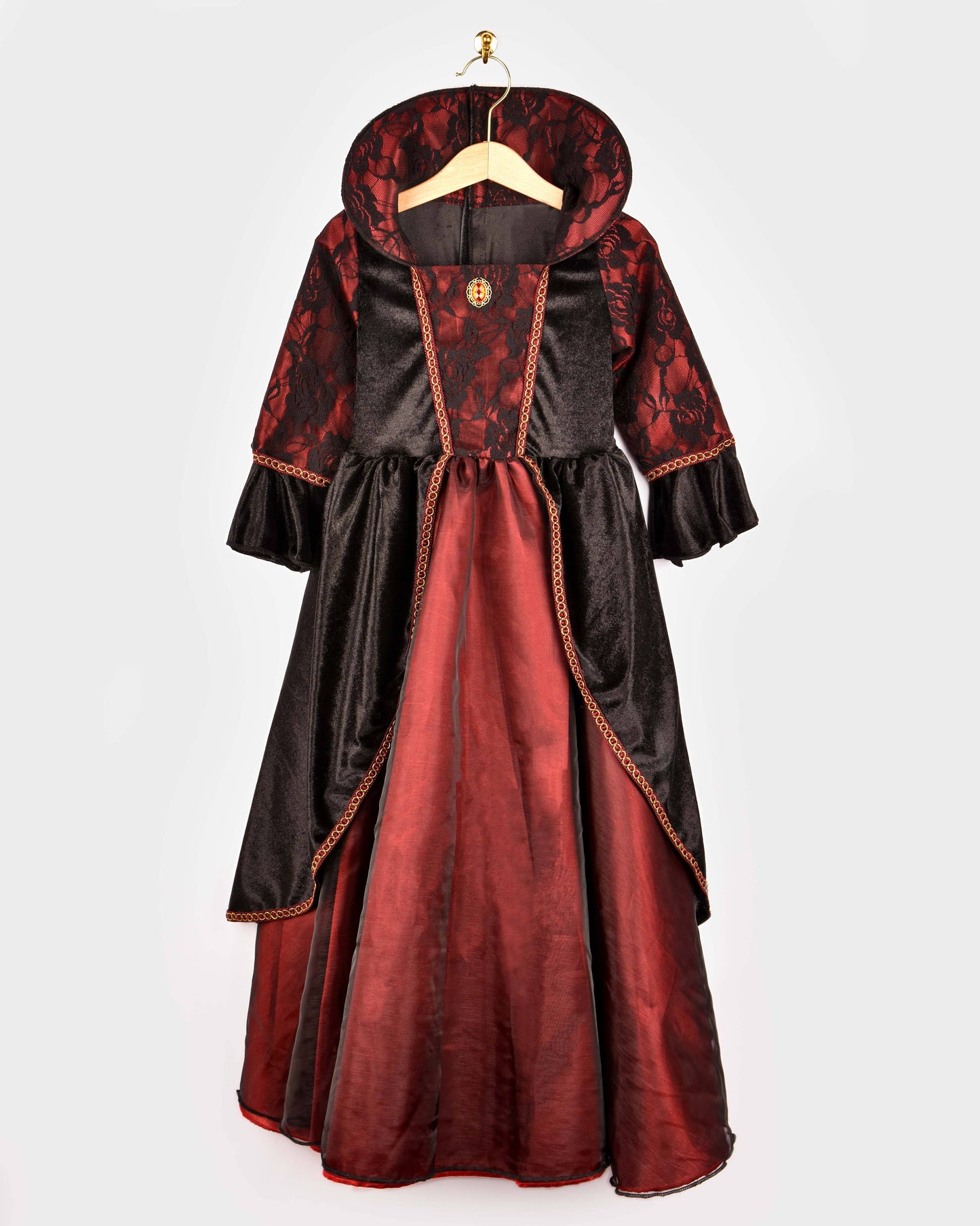 Robe Reine Vampire Deluxe 110-116 cm 4-6 ans