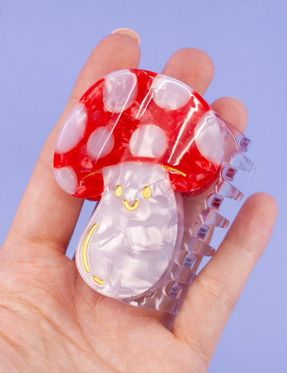 Pince à cheveux – automnale cottagecore champignon kawaii | Joanna Behar – vue 2