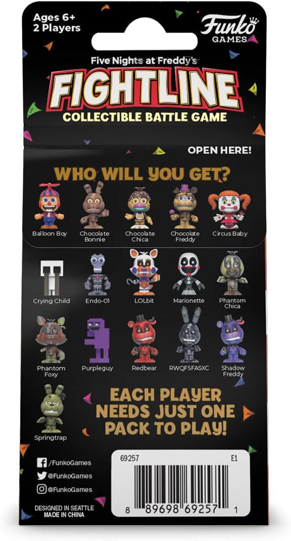 Uitbreiding voor het verzamelbare kaartspel Five Nights at Freddy's.