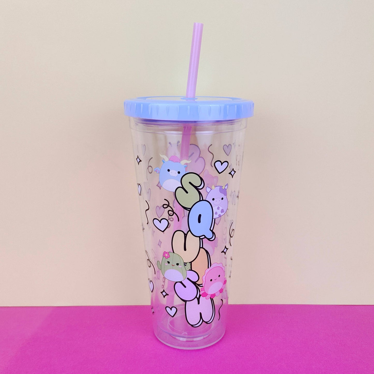 Squishmallows – Mallow Days Gobelet et Paille | Blueprint Collections – vue 3