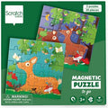 Libro de rompecabezas magnético - Animales del bosque