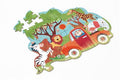 Puzzle di contorno - Safari