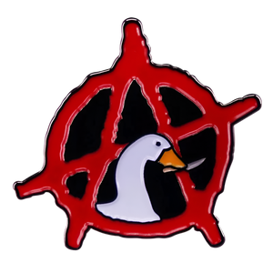 Pin anarquista de White Duck
