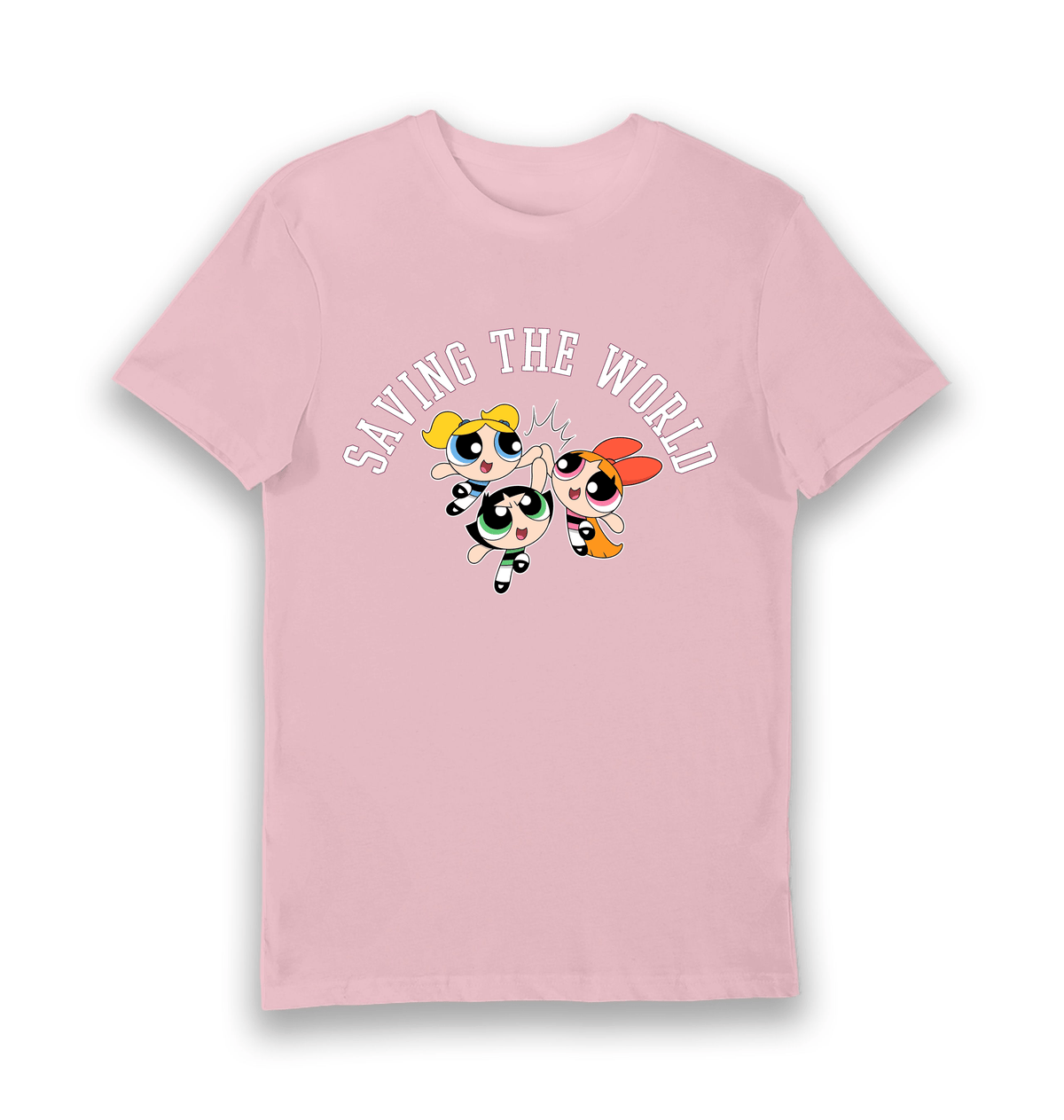 T-shirt adulte Powerpuff Girls Saving the World