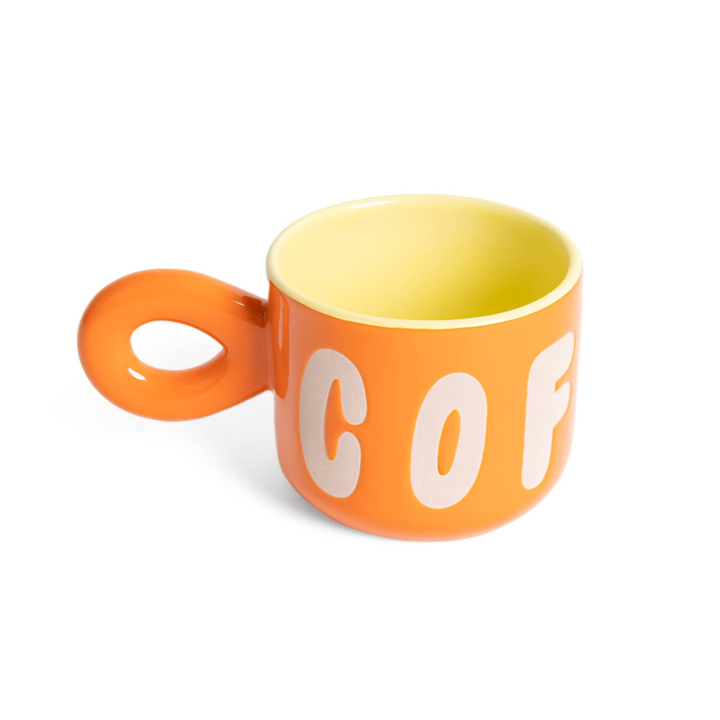 Mug à Café Orange Helio Ferretti Vue 2