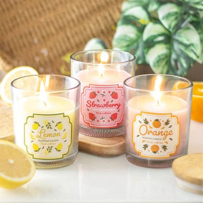 Bougie parfumée à l'orange