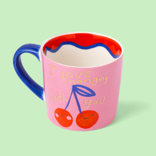 Mug Cerises « J’aime sortir avec toi »