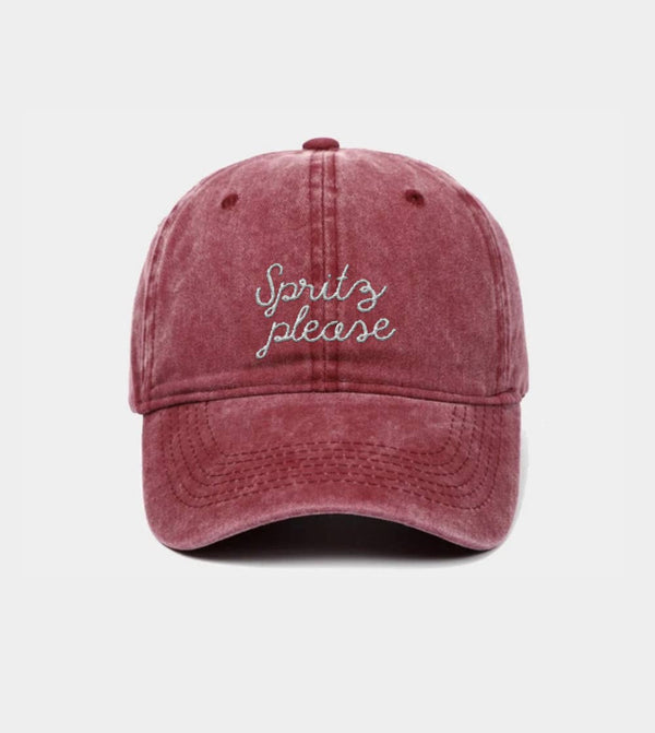 Casquette Brodée Spritz Please - casquette brodée Juste un T-shirt