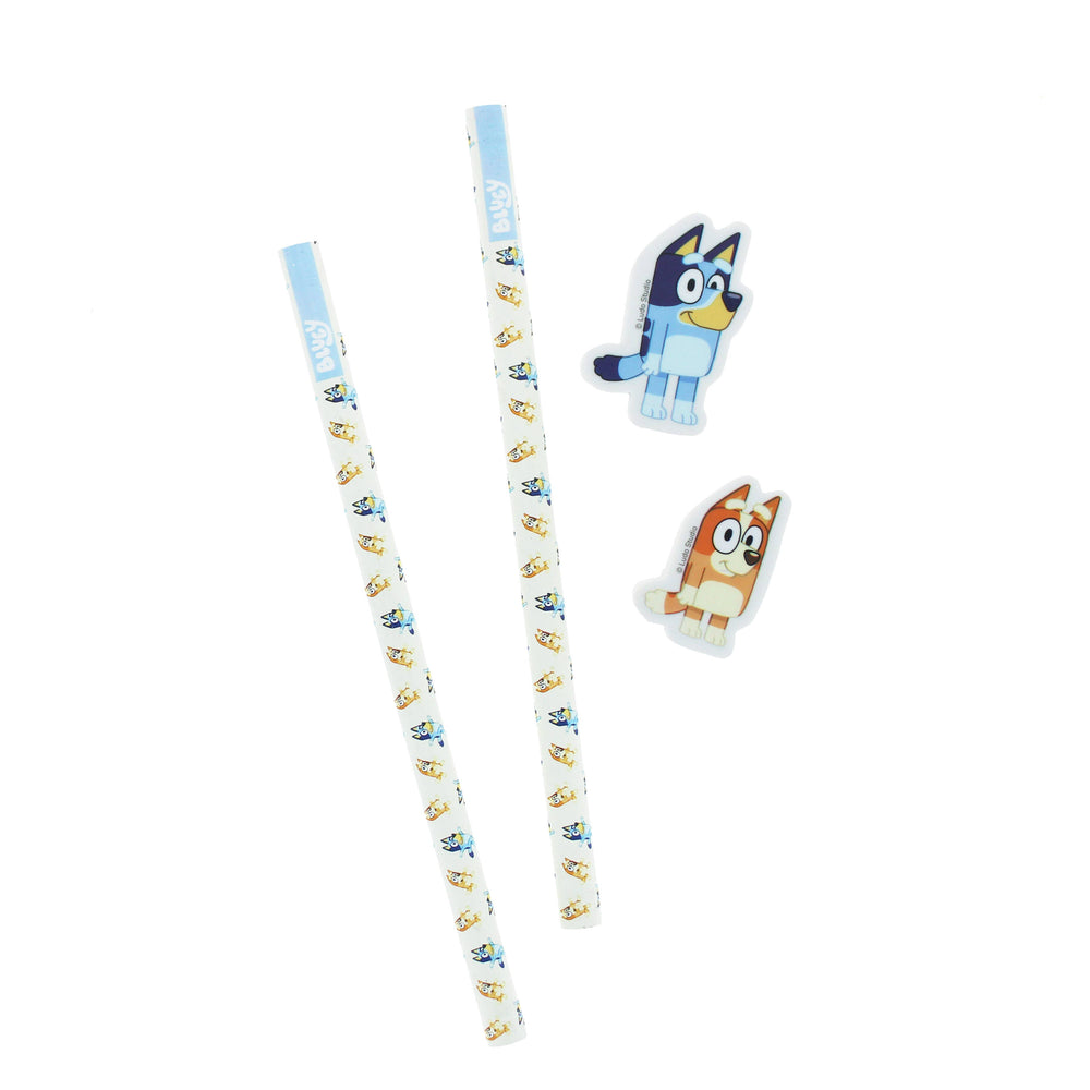Ensemble Crayon et Gomme Bluey