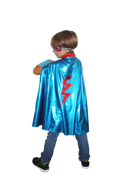 Blue Superhero Costume Set