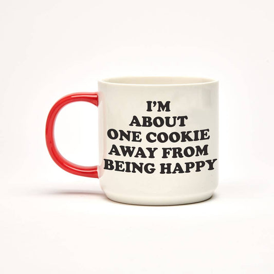 Taza de Snoopy con galletas