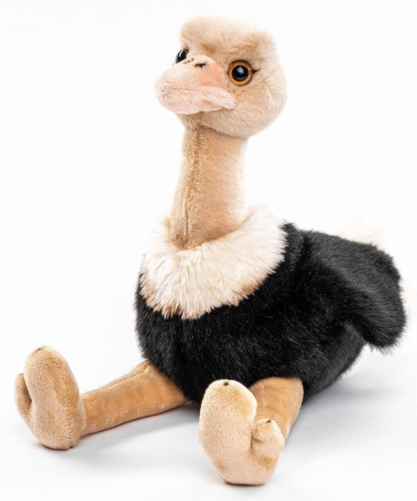 Autruche oiseau - 36 cm (hauteur) - peluche Uni Toys