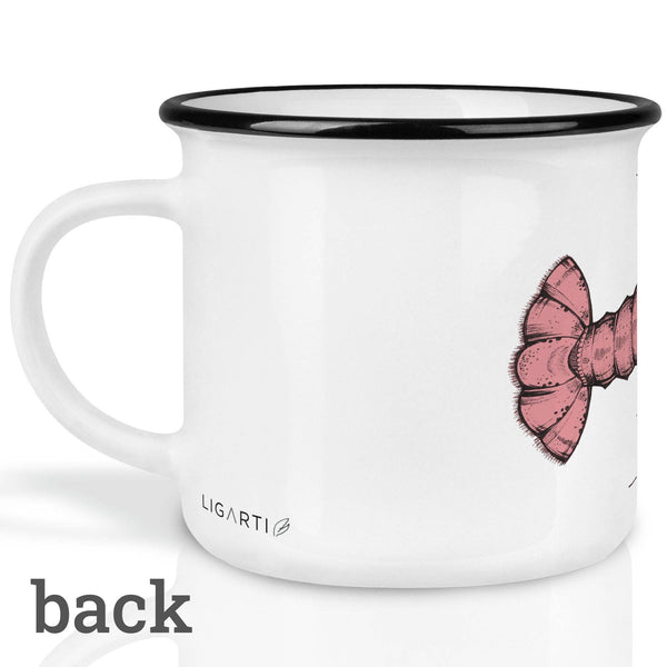 Taza de cerámica con langosta