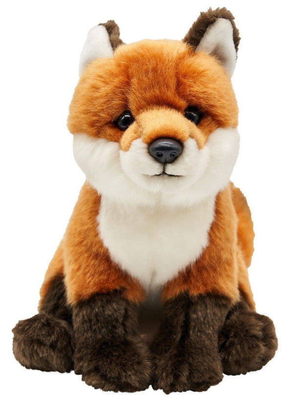 Peluche Renard roux, assis Uni Toys