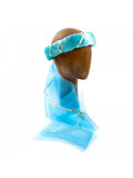 Cerchietto da principessa in velluto blu