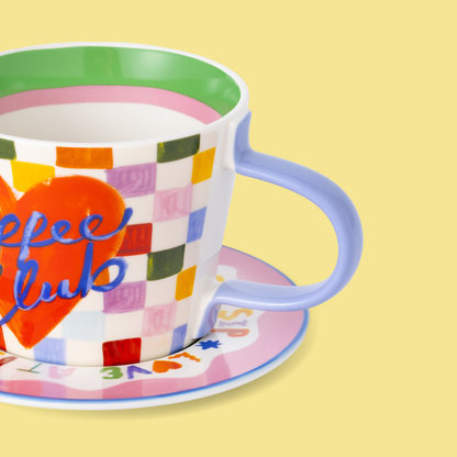 Ensemble Tasse et Soucoupe Coffee Club